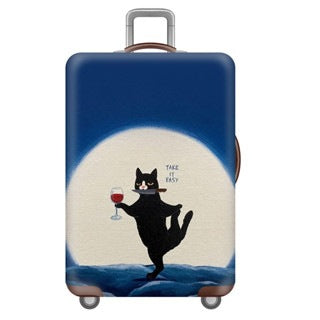 Unisex hard shell trolley with cute duck design, lightweight cabin-friendly luggage with telescopic handle and interior organization Kalsten
