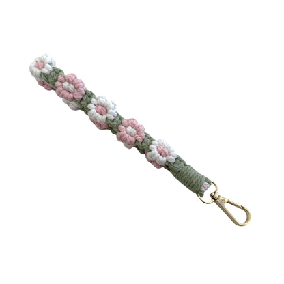 Floral Macrame Keychain Strap Acalora 1788942629