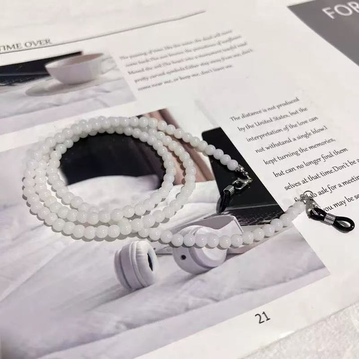 Beaded Eyewear Chain with Durable Clips Kalsten