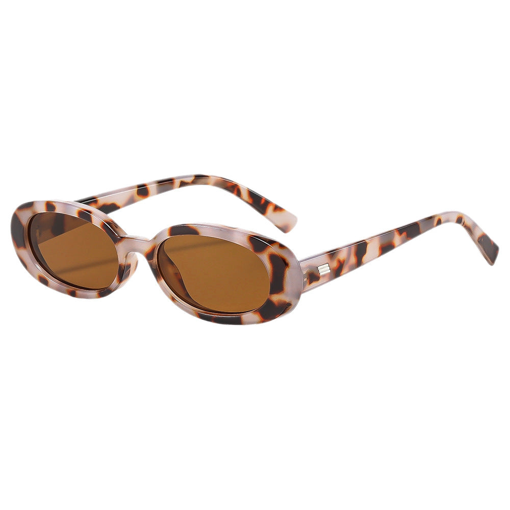 Women's fashionable sunglasses with oval frame and trendy lenses Kalsten