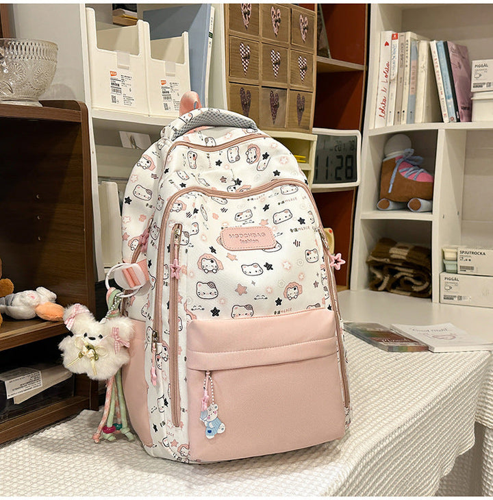 Cute Character-Themed School Backpack