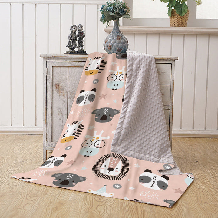 Women’s cuddly blanket in dinosaur design Kalsten