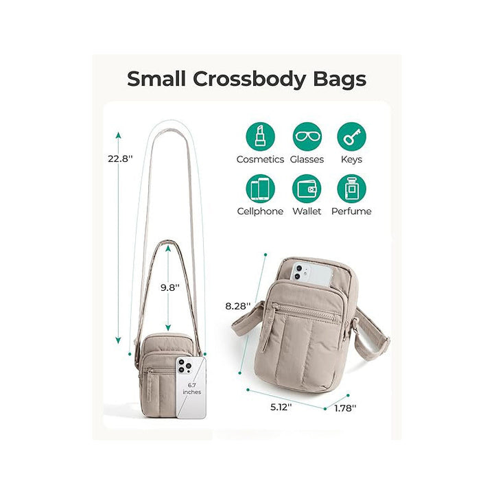 Practical Crossbody Bag with Multiple Compartments Kalsten