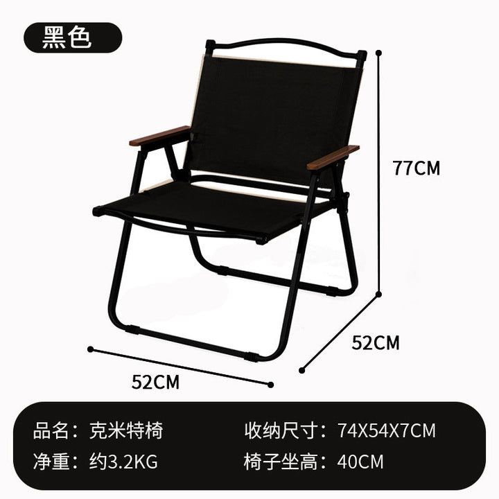 Women's Folding Chair with Ergonomic Seat and Sturdy Frame Kalsten