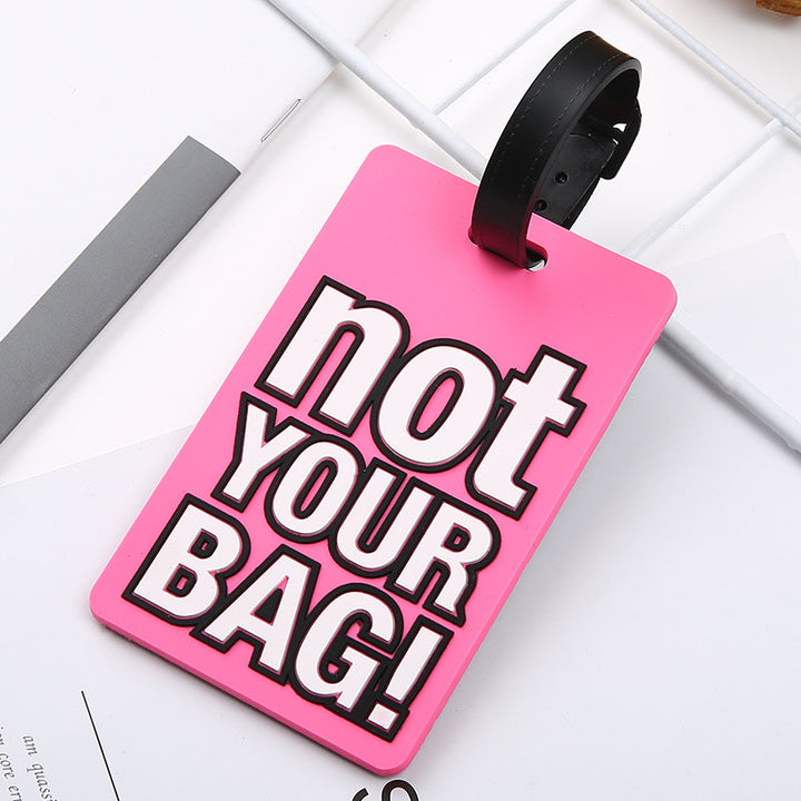 Unisex Luggage Tag with Eye-catching Message Kalsten