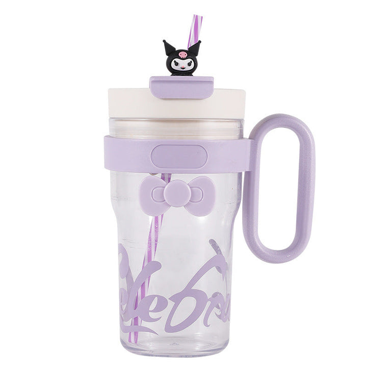 Ladies drinking cup with antibacterial lid and integrated carrying handle Kalsten