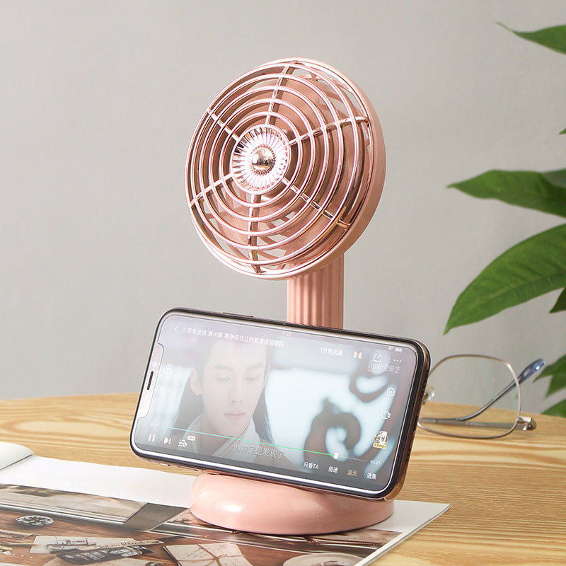Women's Portable Table Fan with Tilting Head and Atmospheric Design Kalsten