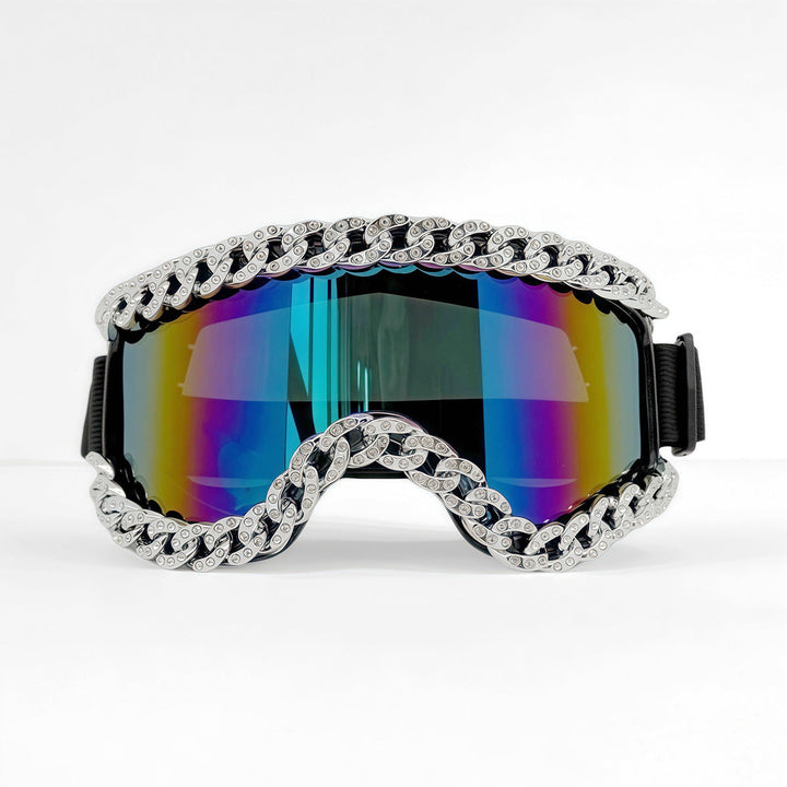 Unisex Ski Goggles with Sparkling Crystal Frame Kalsten