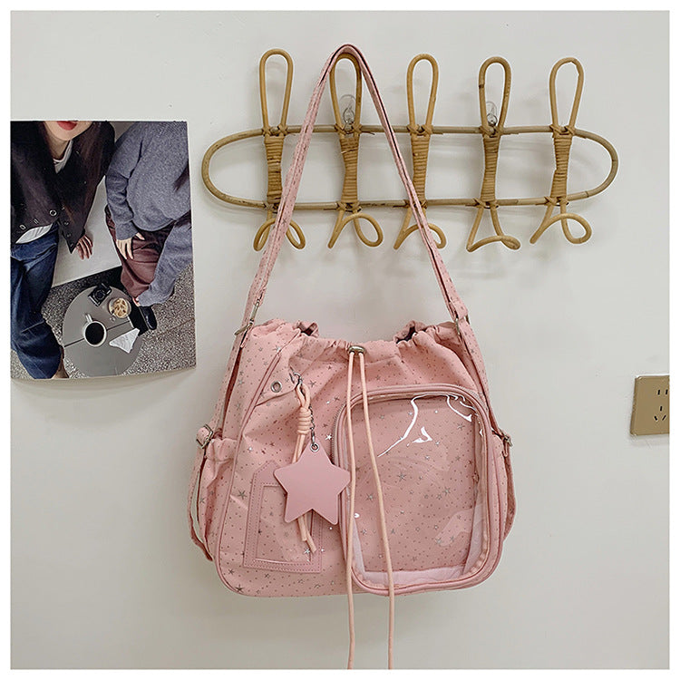 Stylish Multi-Pocket Drawstring Tote Bag Kalsten