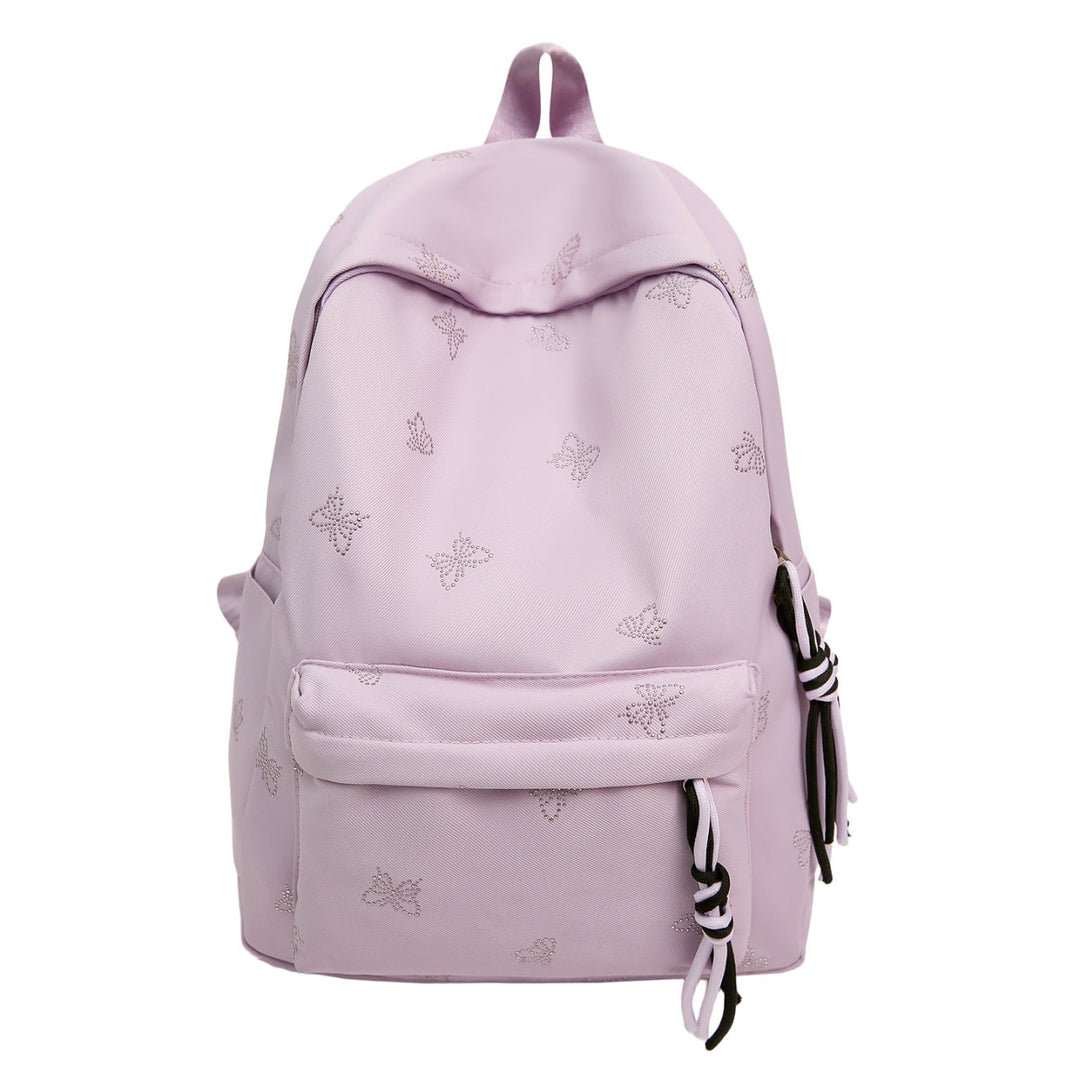 Fashionable backpack with shimmering butterfly design Kalsten