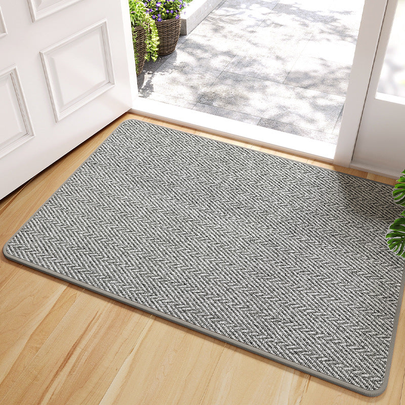 Durable Herringbone Pattern Entrance Mat