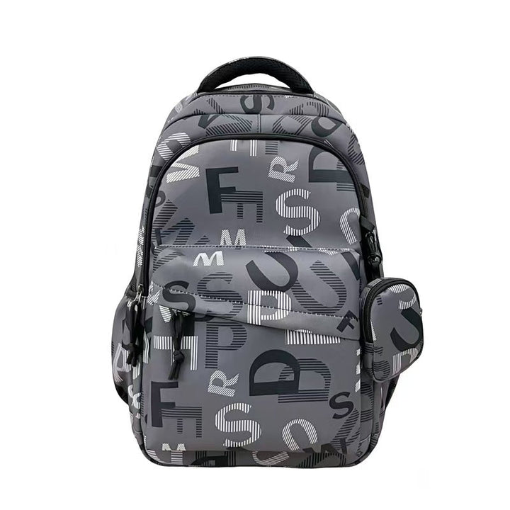 Stylish Graphic Lettered Backpack Kalsten