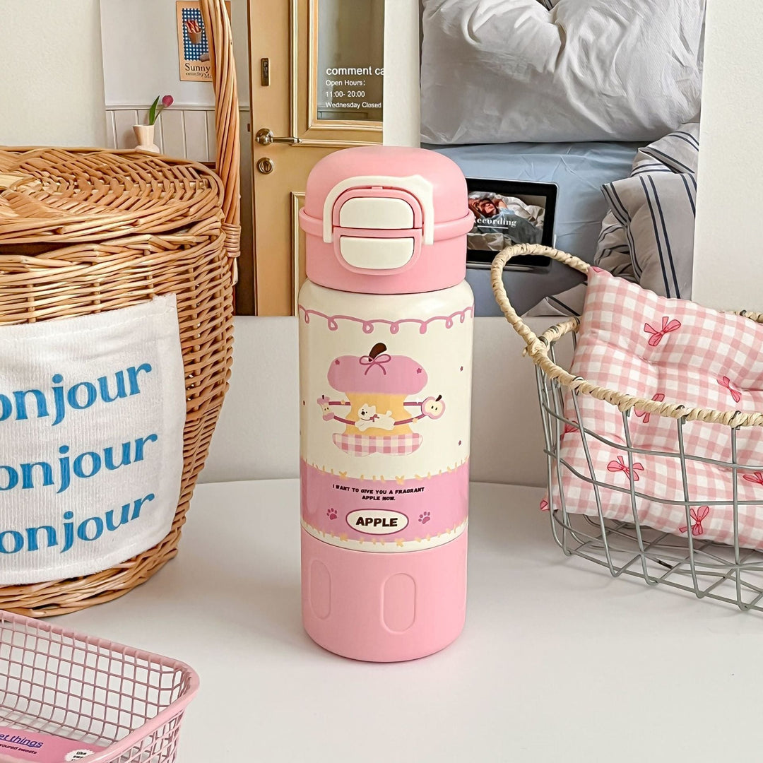 Women's Insulated Bottle with Cute Dog Design Kalsten