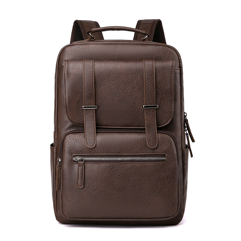 Leather Laptop Backpack Kalsten