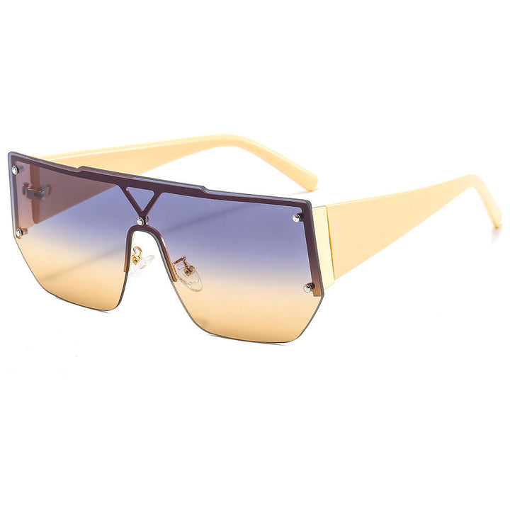Women's fashionable oversized sunglasses with a unique geometric frame Kalsten