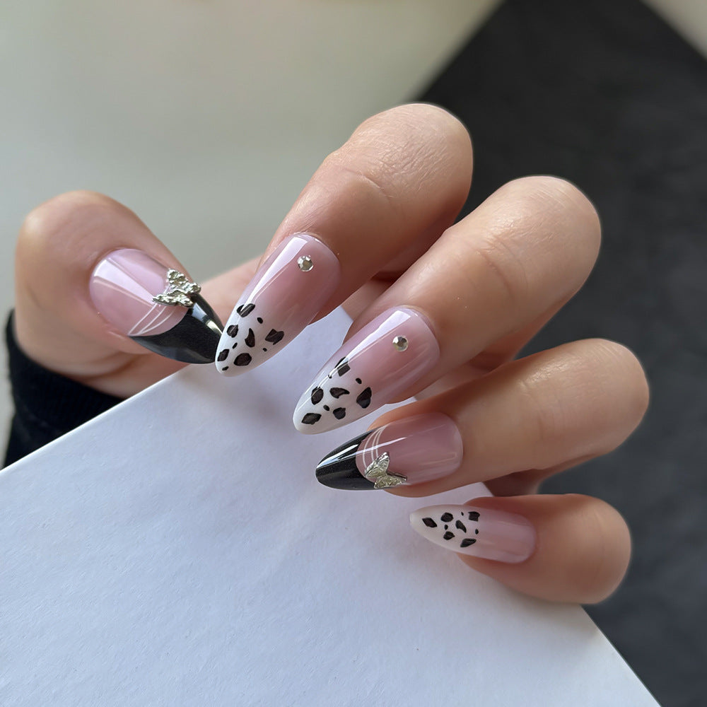 Artistic Press-On Nail Set with Elegant Designs Kalsten