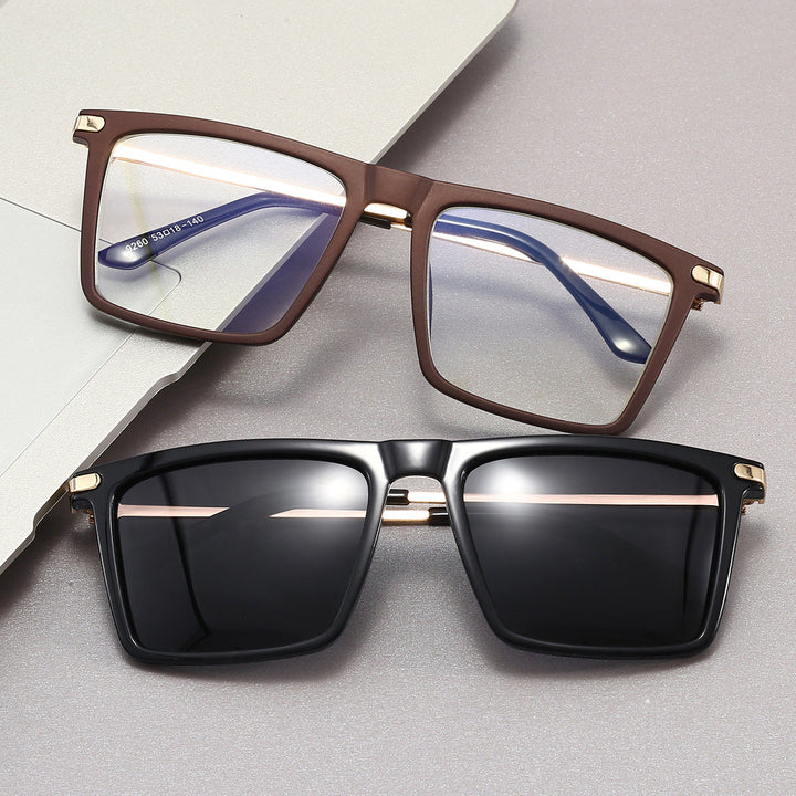 Women elegant square designer sunglasses Kalsten