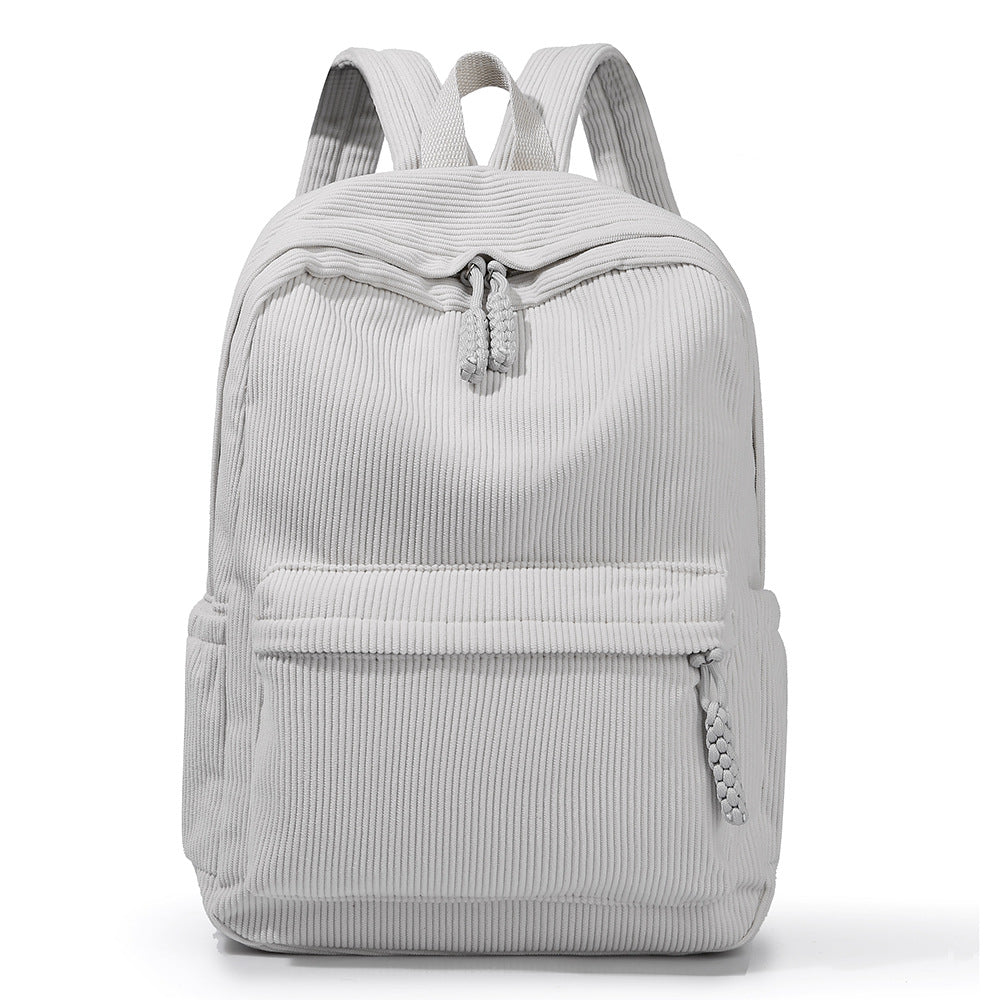 Textured Fabric Travel Backpack kalsten