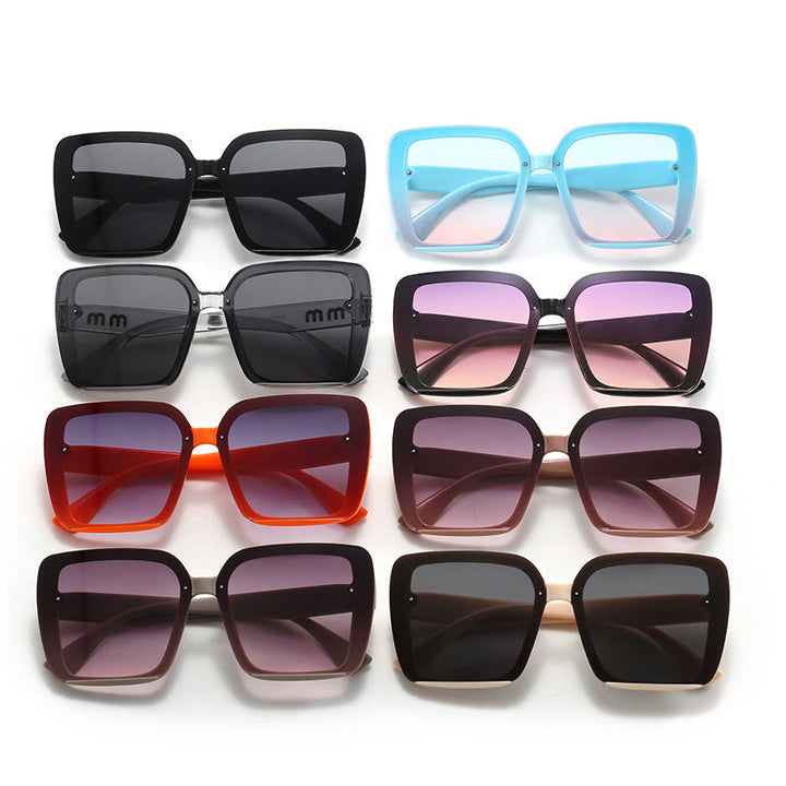 Women's fashionable square sunglasses with gradient lenses Kalsten