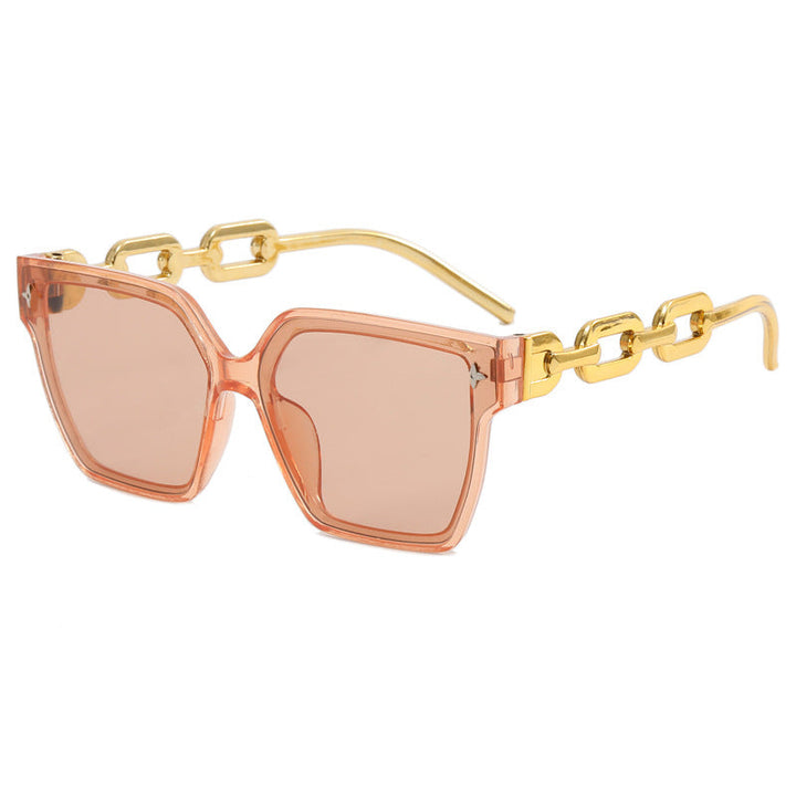 Ladies fashionable square sunglasses with luxurious accents Kalsten