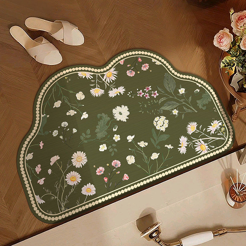 Floral Decorative Mat Kalsten