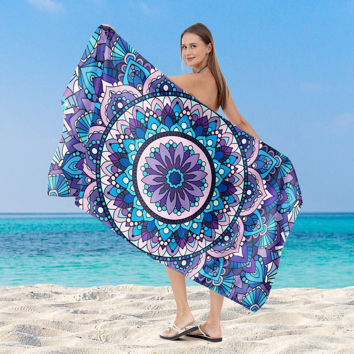 Beach towel with maritime turtle design Kalsten