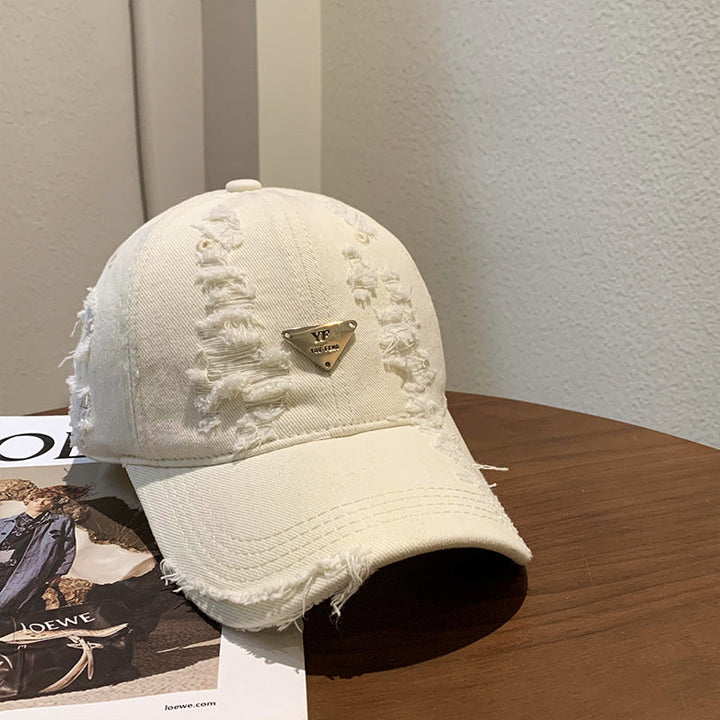 Women's Distressed Denim Baseball Cap Kalsten 1784084082