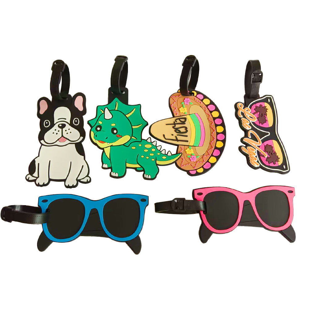 Unisex Luggage Tag in Cheerful Sombrero Design Kalsten