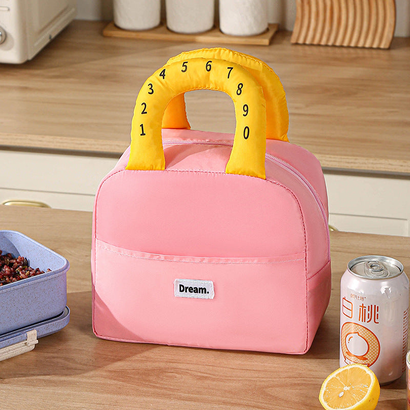 Insulated Lunch Bag with Colorful Handles Kalsten