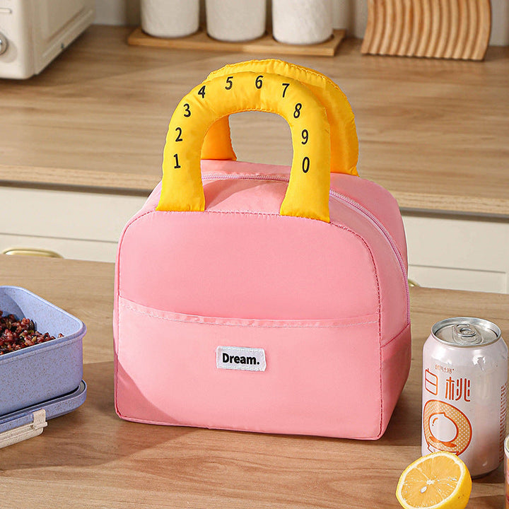 Insulated Lunch Bag with Colorful Handles Kalsten