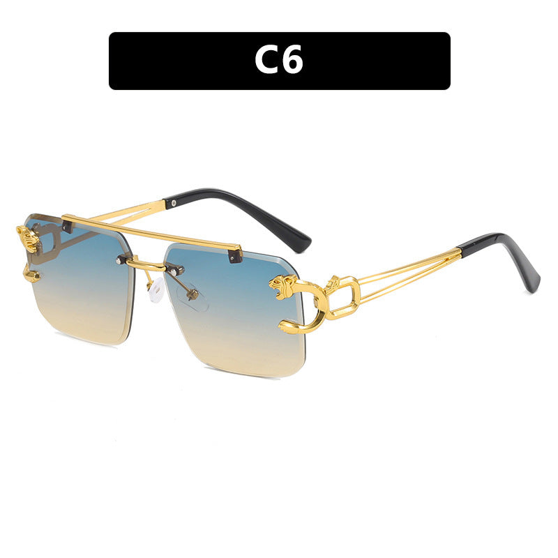 Women's square sunglasses with elegant decorative details Kalsten