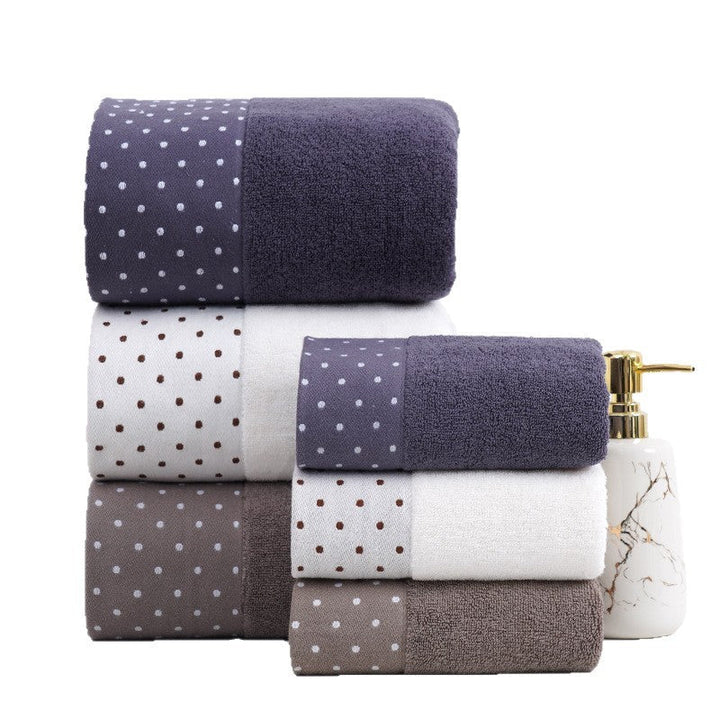 Terry Towel With Stylish Polka Dot Design Kalsten