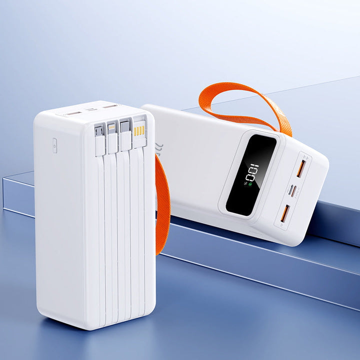 High-performance power bank with integrated cable winding Kalsten
