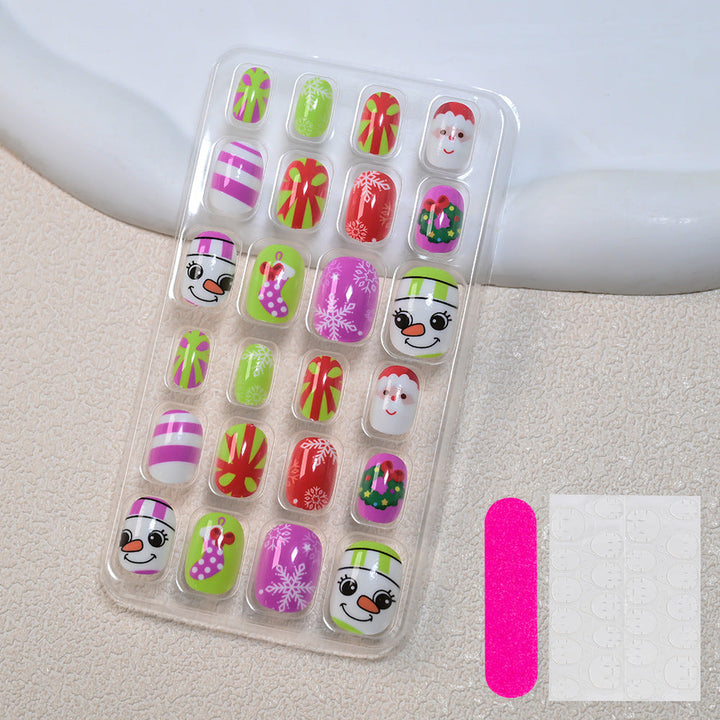 Themed Summer Beach Nail Art Press-On Nails Kalsten