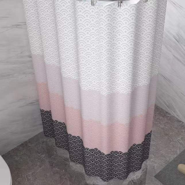 Modern Abstract Printed Shower Curtain Kalsten