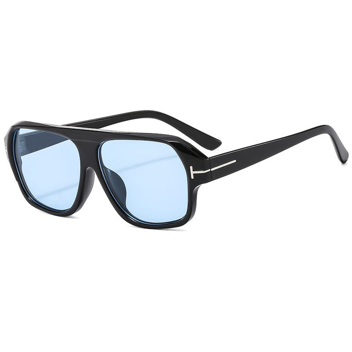 Women's fashionable sunglasses with distinctive geometry and brown lenses Kalsten
