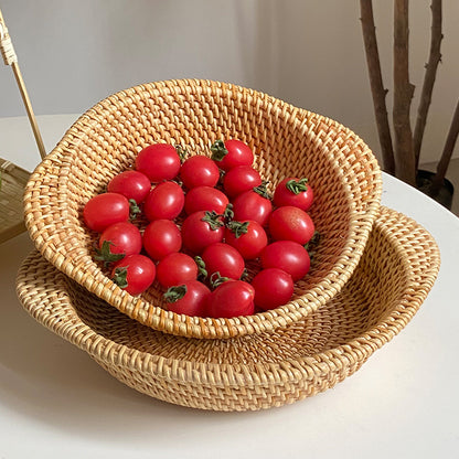 Handmade decoration basket with flat design Acalora