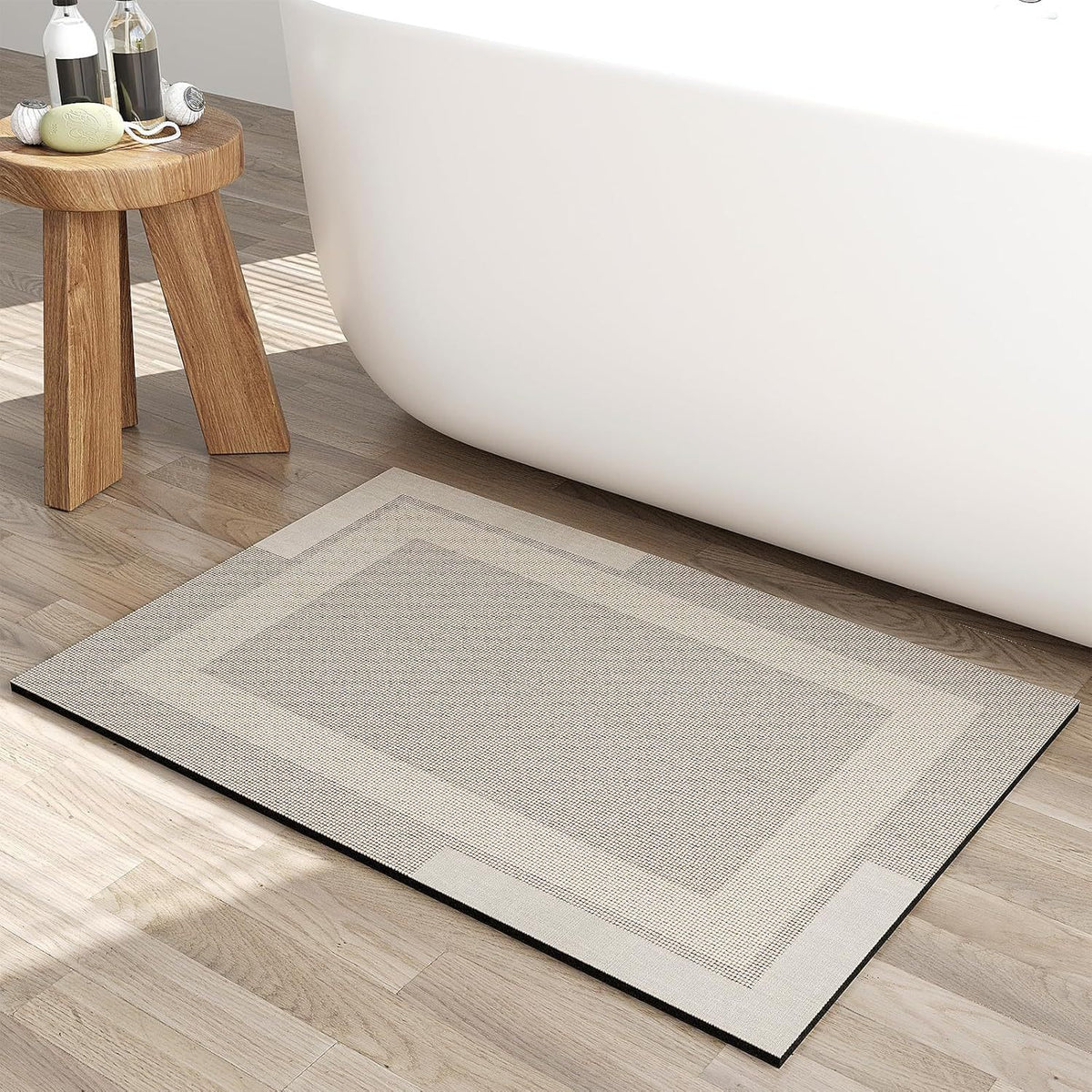 Textured Bath Rug Acalora
