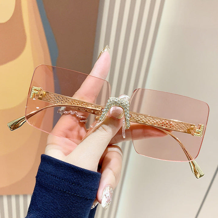Women extravagant hexagonal sunglasses Kalsten