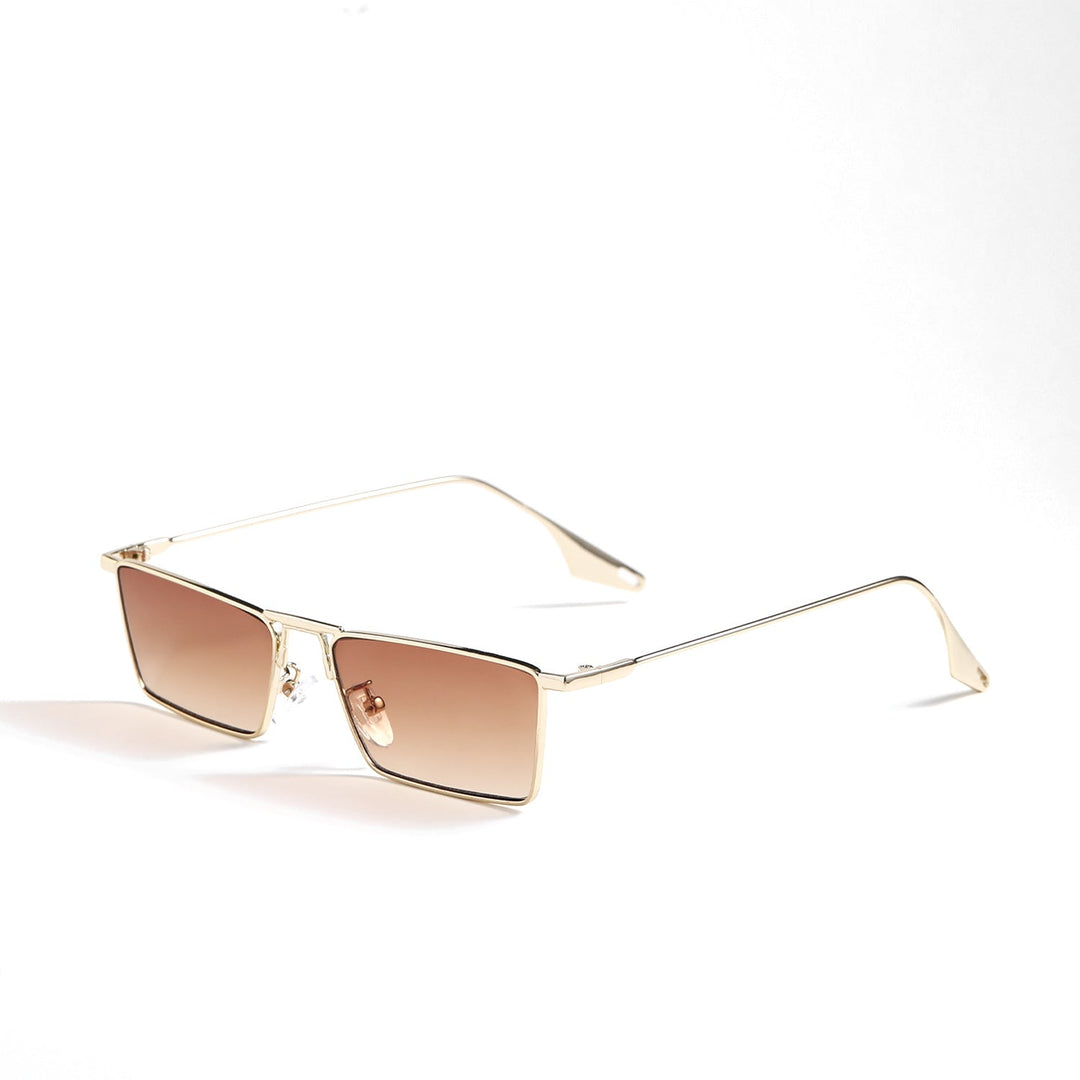 Ladies elegant geometric sunglasses with stylish metal frame Kalsten