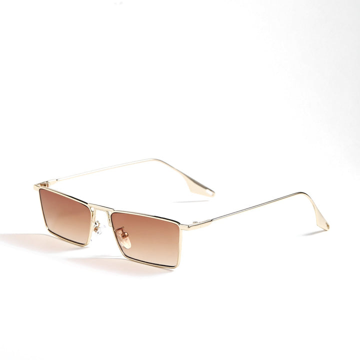 Ladies elegant geometric sunglasses with stylish metal frame Kalsten