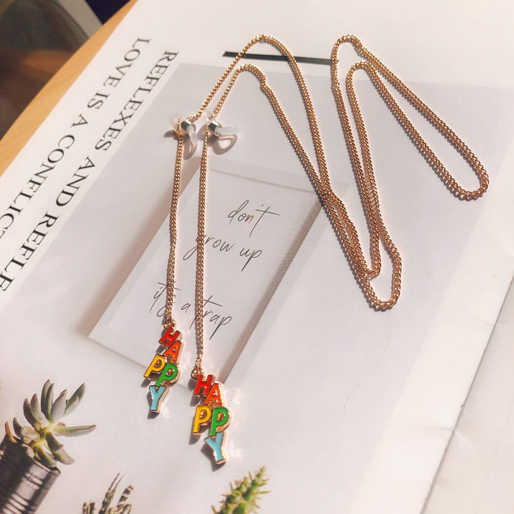 Stylish Dual Charm Eyewear Chain Kalsten