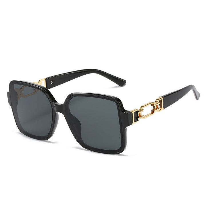 Ladies stylish square sunglasses with luxurious hinge design Kalsten
