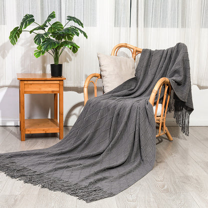 Cozy Knitted Blanket