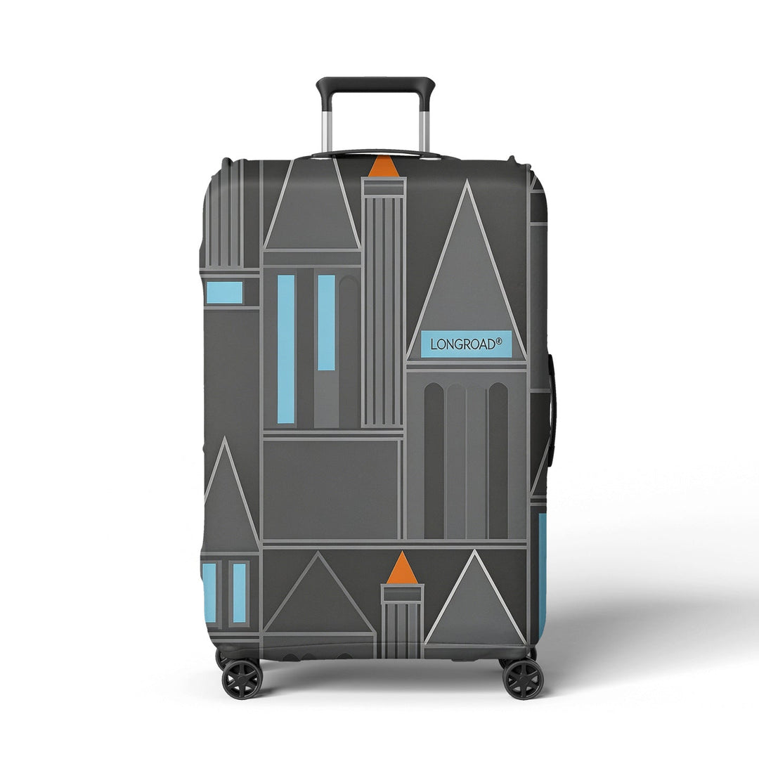 Women's suitcase cover with modern graphic design Kalsten