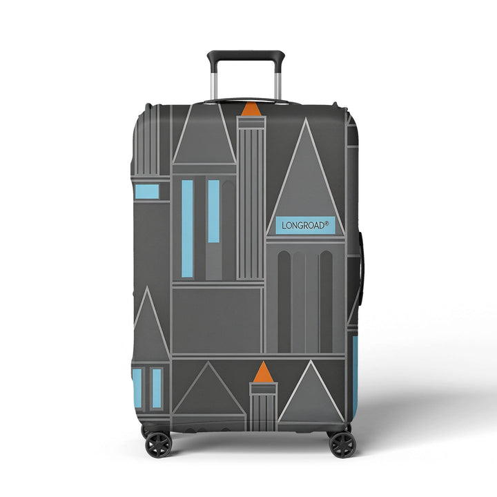 Women's suitcase cover with modern graphic design Kalsten