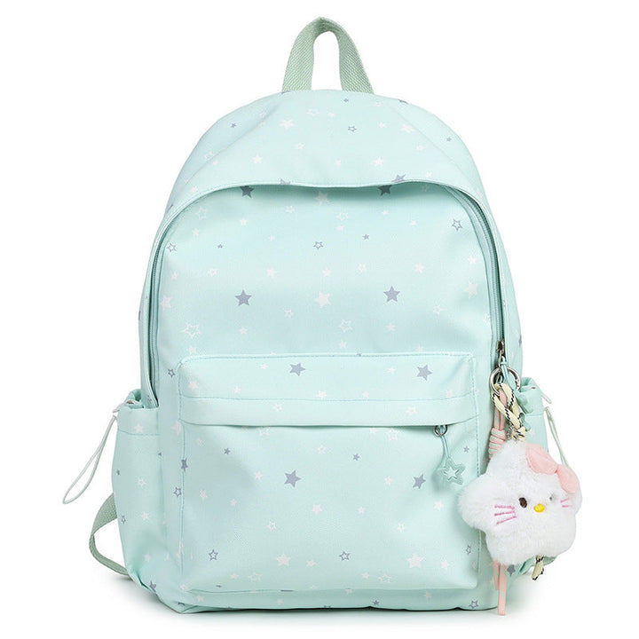 Starry Patterned Plush Backpack kalsten