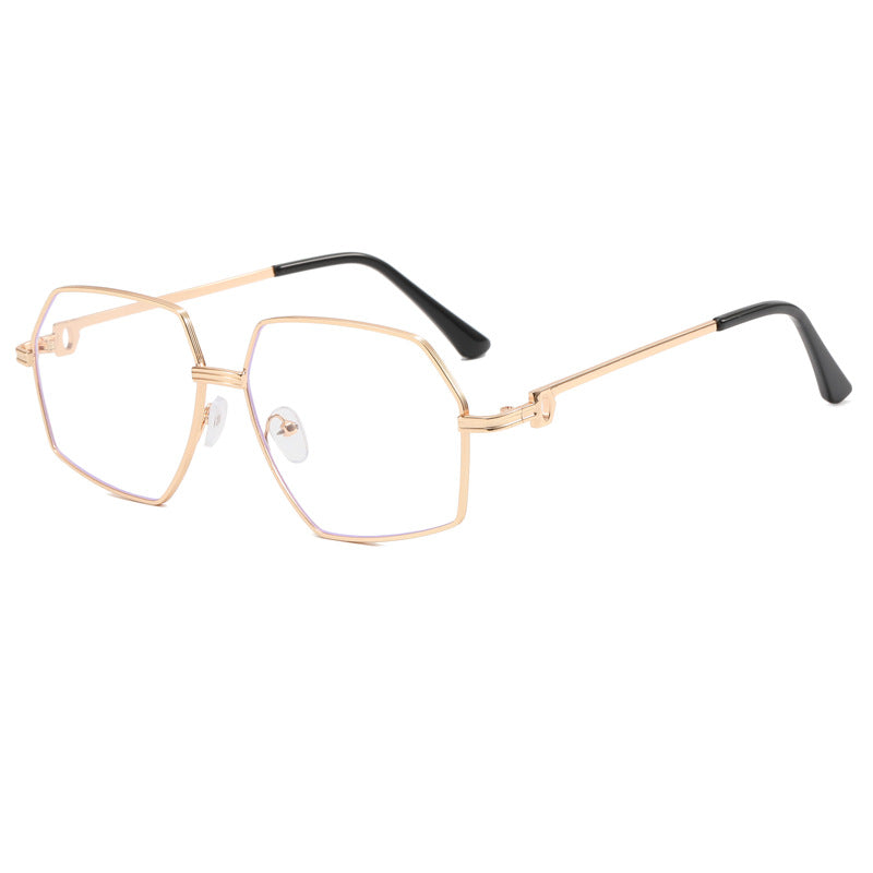 Ladies Stylish geometric sunglasses with elegant metal frame Kalsten