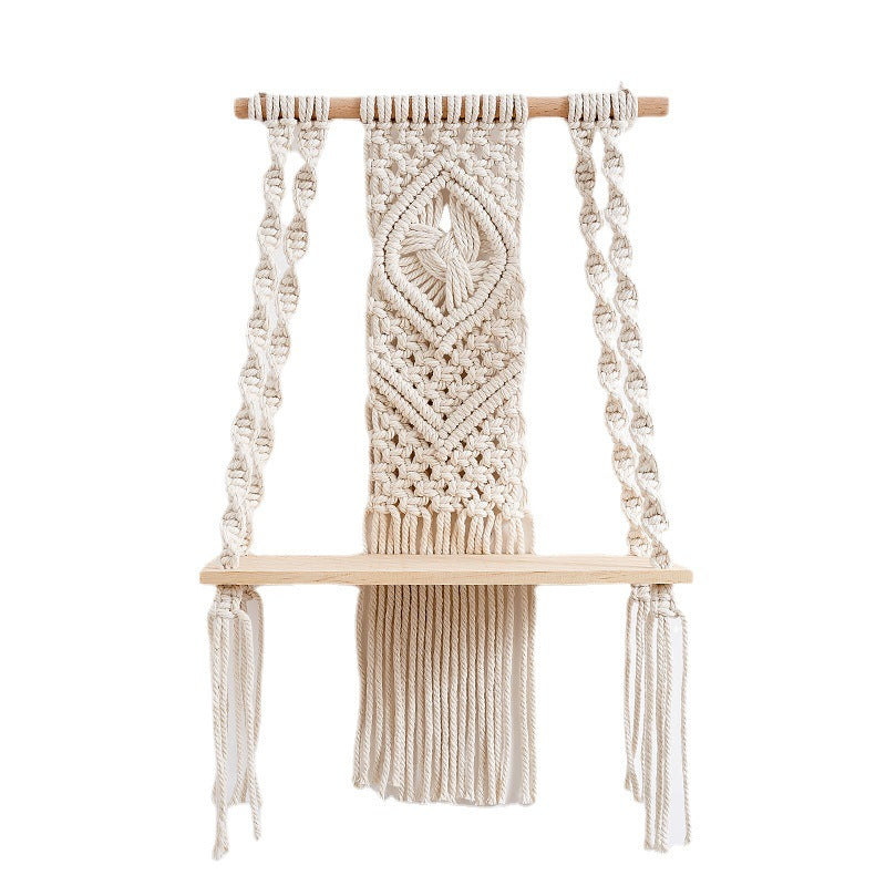 Decorative Macramé Swing Shelf Acalora