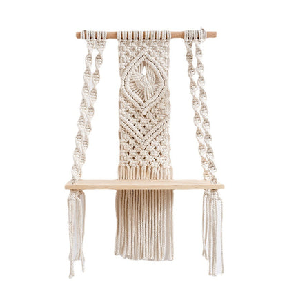 Decorative Macramé Swing Shelf Acalora